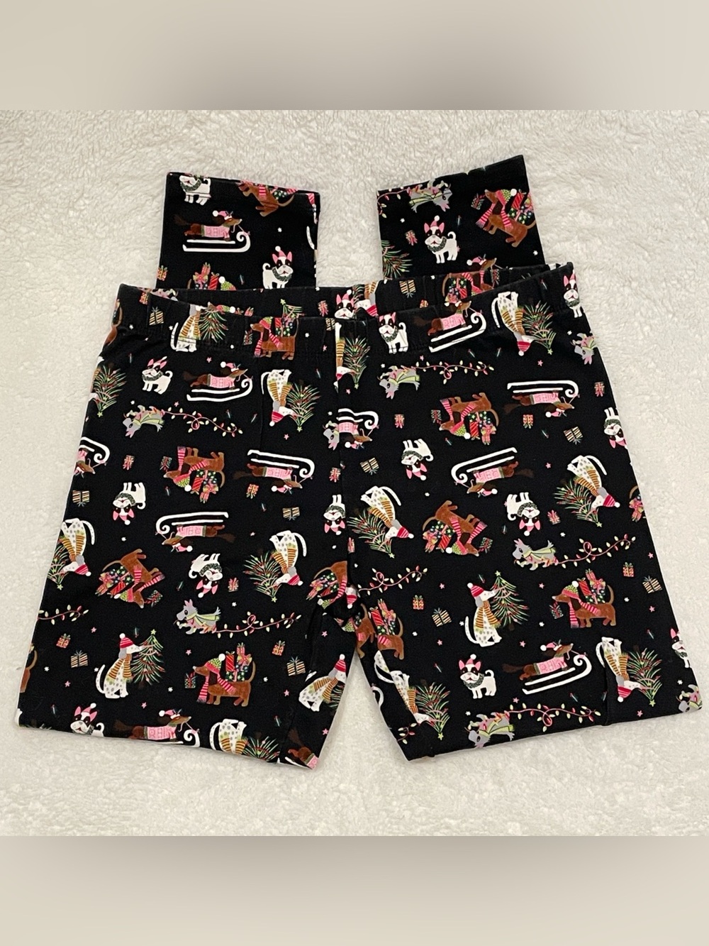 Dog Lovers Christmas Capri Leggings